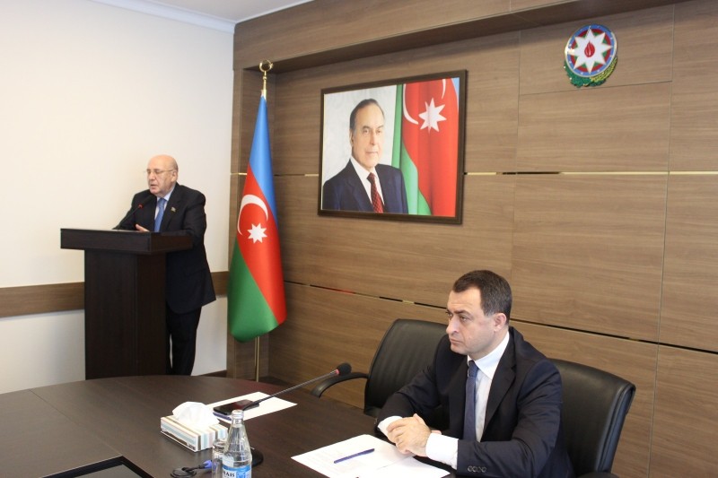 Millət vəkili Ağsaqqallar Şurasının hesabat konfransında çıxış etdi - FOTOLAR